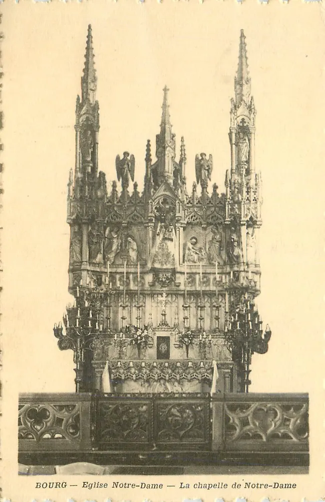 Bourg — Kirche Notre-Dame — Die Kapelle Notre-Dame - Vorderseite