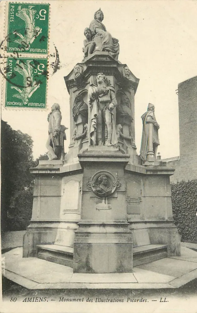 Amiens — Monument das Ilustrações Picardas — LL. - Frente