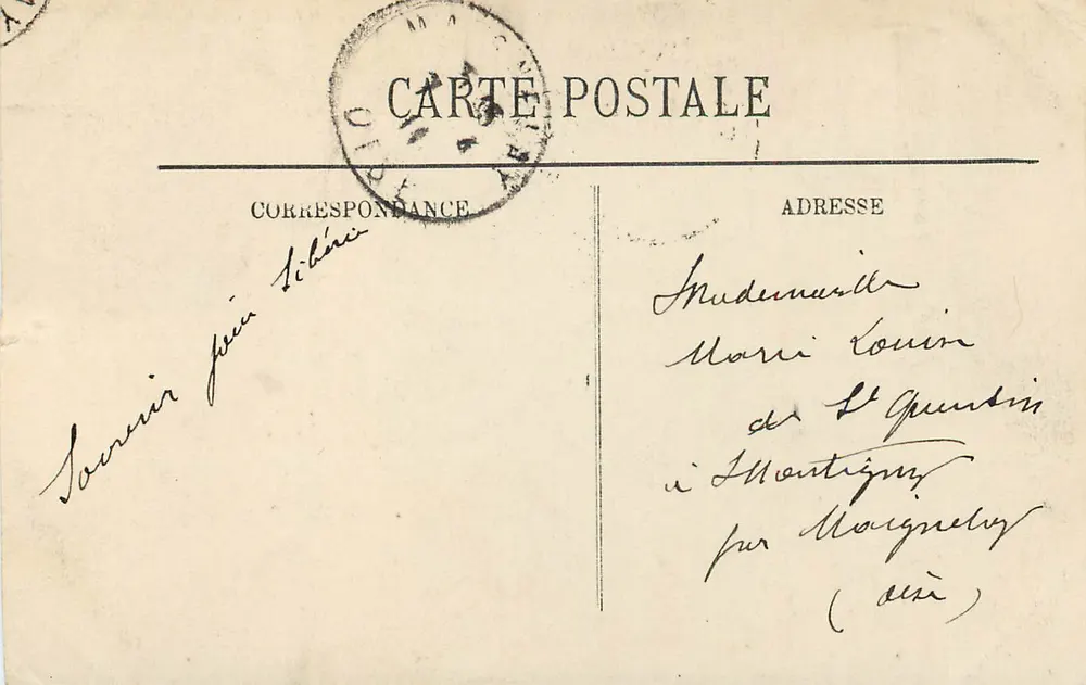 Amiens — Fachada da Catedral — LL - Verso