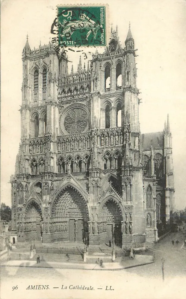 Amiens — La Cathédrale — LL. - Awers