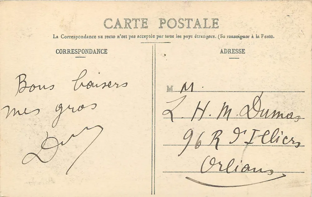 Clermont-Ferrand — Ogólny widok — Lib. Bougé-Béal, 21, Rue de l’Ecu, Clermont-Ferrand - Rewers