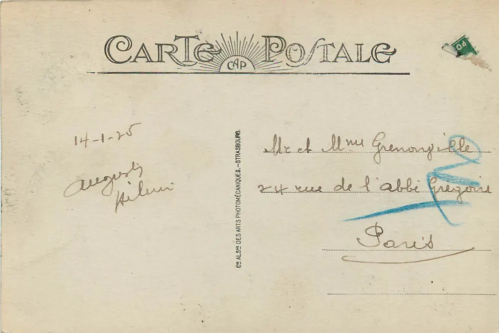 Monte-Carlo — O Palácio do Príncipe — C.A.P. 187 - Verso