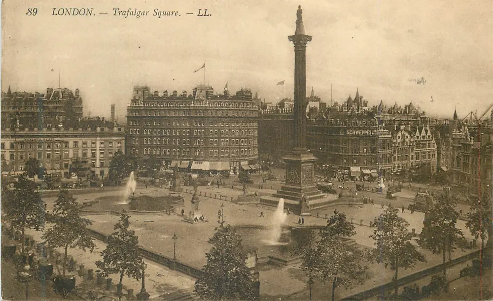 Londres — Trafalgar Square — LL. — N°89 - Frente
