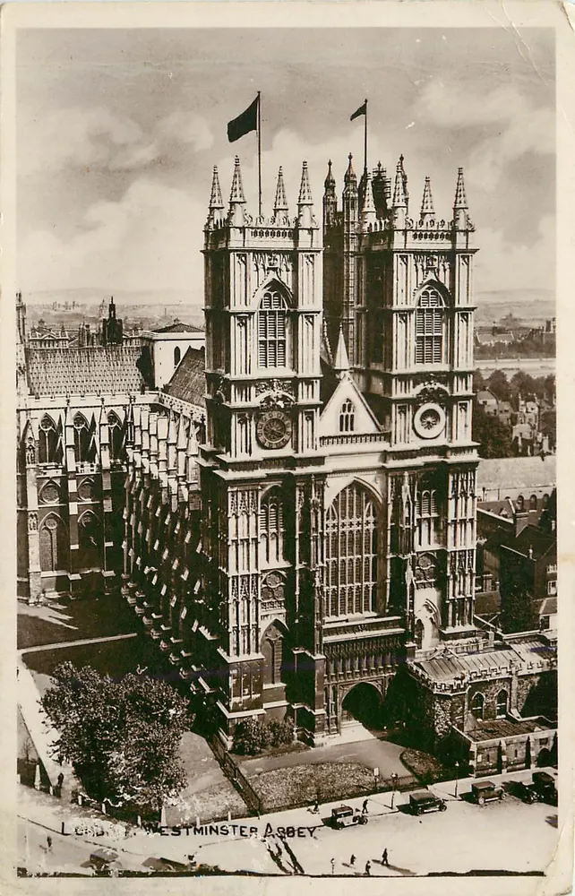 Abadia de Westminster — vista aérea — Londres - Frente