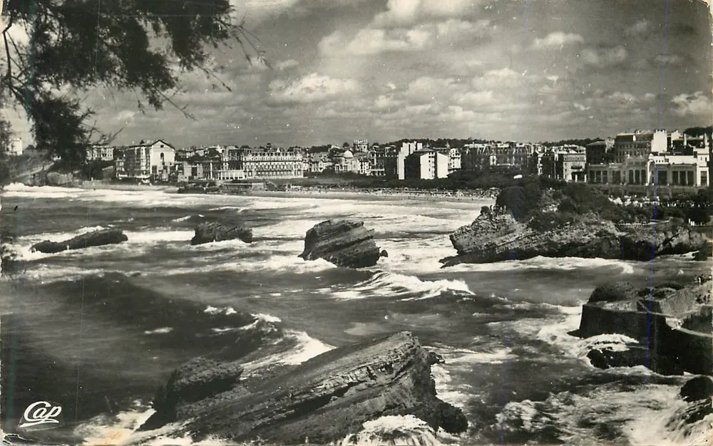 Biarritz — Vista para a Grande Praia — Réal-Photo - Frente