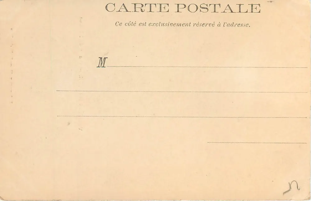 Villiers-Bocage — Katedra św. Piotra — F. Pourtouman, 37, rue Faidichet, Paryż - Rewers