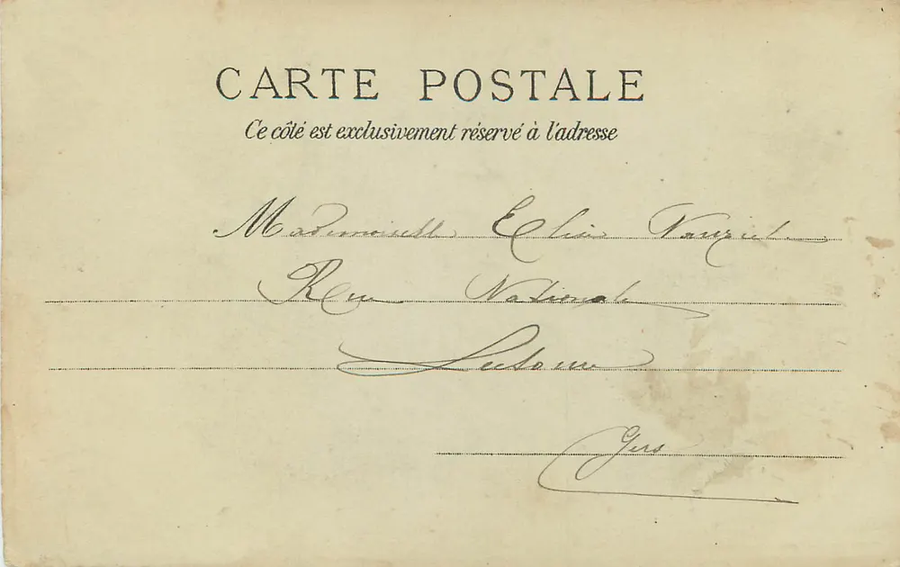 Cirque de Gavarnie — Vista Geral — D. T., Toulouse, n° 221 - Verso