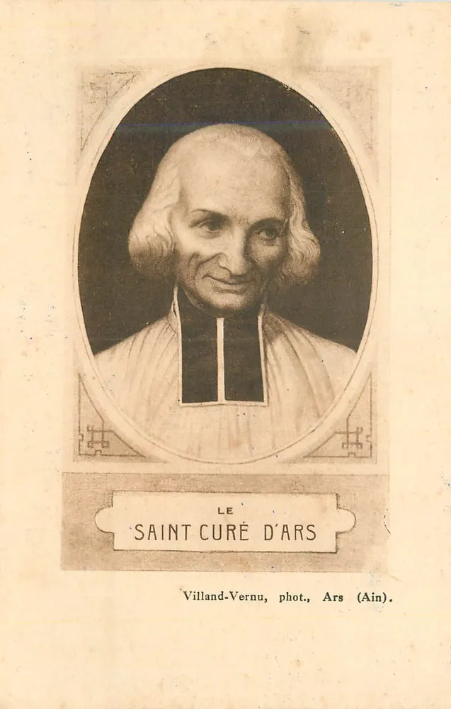 Il Santo Curato d'Ars — Villand-Vernu, fot., Ars (Ain) - Recto