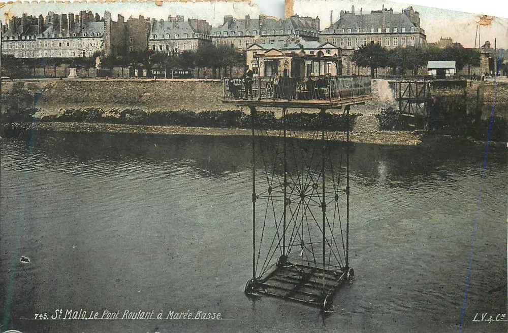 Saint-Malo — O Ponte Rolante à Maré Baixa — L.V.Q.C. n°745 - Frente