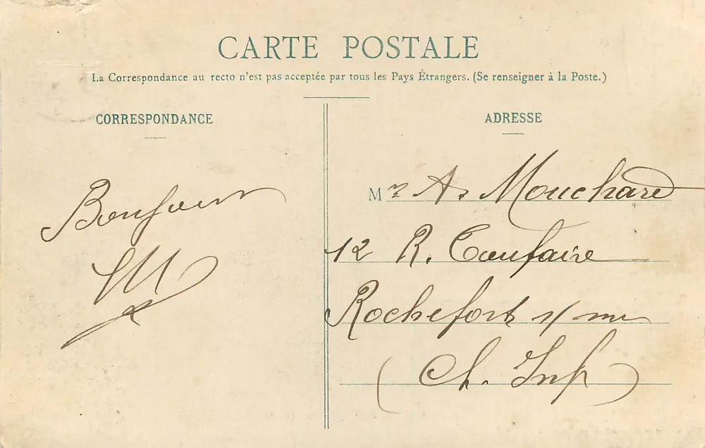 Angoulême - A Catedral — Livraria Barraud, Angoulême - Verso