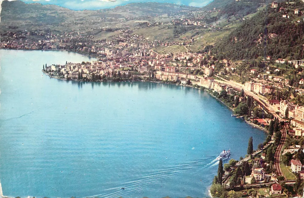Vista geral — Territet-Montreux — Naturcolor - Frente