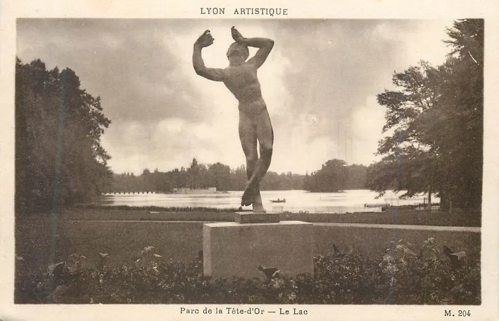 Parc de la Tête-d'Or — Der See — Lyon Artistique M. 204 - Vorderseite