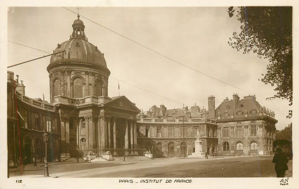 Paris — Instituto da França — A.J.N. Paris, n° 112 - Frente