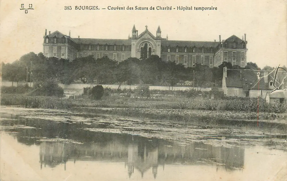 Bourges — Konvent der Schwestern der Caritas — Temporäres Krankenhaus - Vorderseite