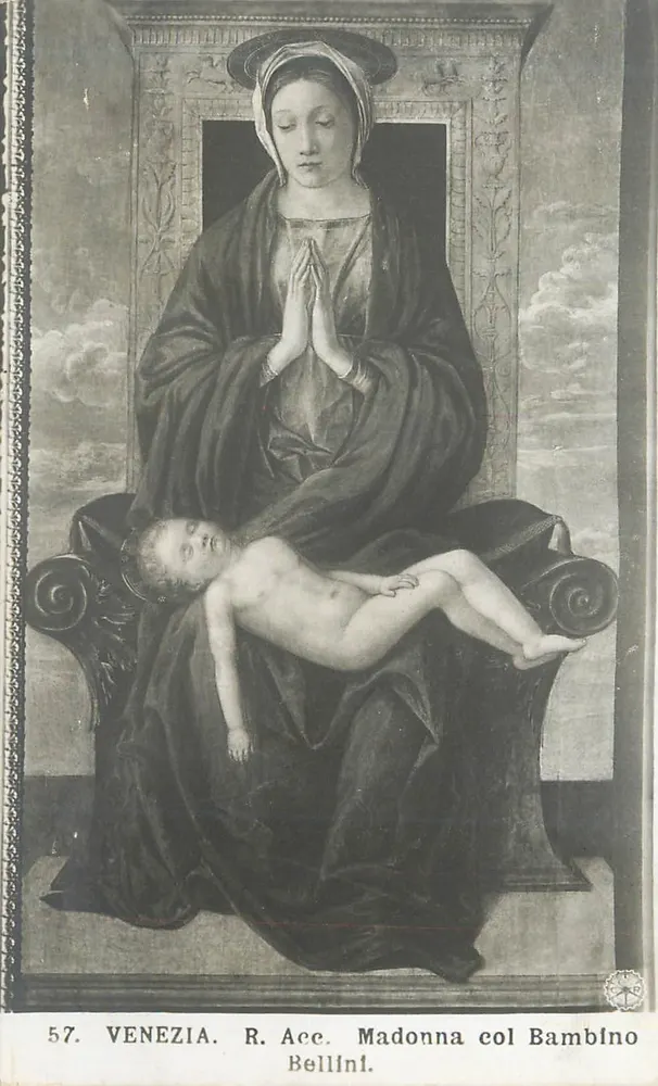 Madonna col Bambino — Werk von Bellini — Venetien, Serie 57 - Vorderseite