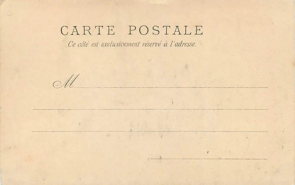 Lourdes - Grotte Sainte-Magdeleine — D.T. Lourdet, N° 54 - Verso