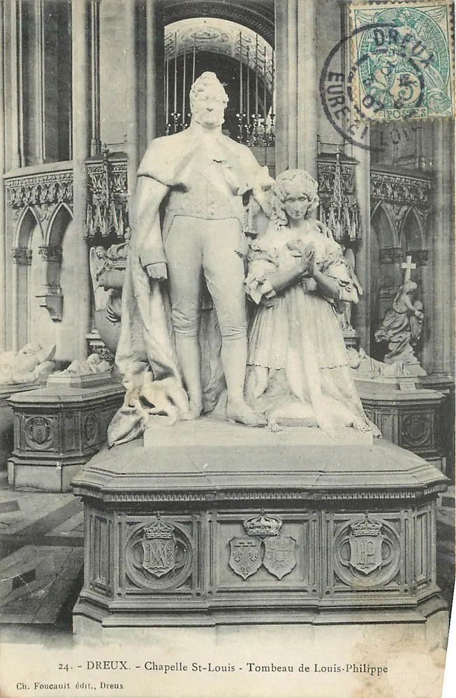 Dreux - Chapelle St-Louis - Tombeau de Louis-Philippe — Ch. Foucault édit., Dreux - Recto