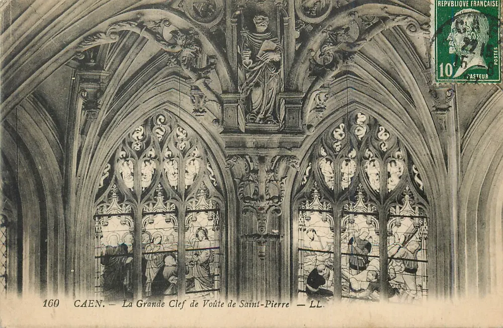 Caen — A Grande Chave de Arco de São Pedro — LL. — Editor LL, n° 160 - Frente