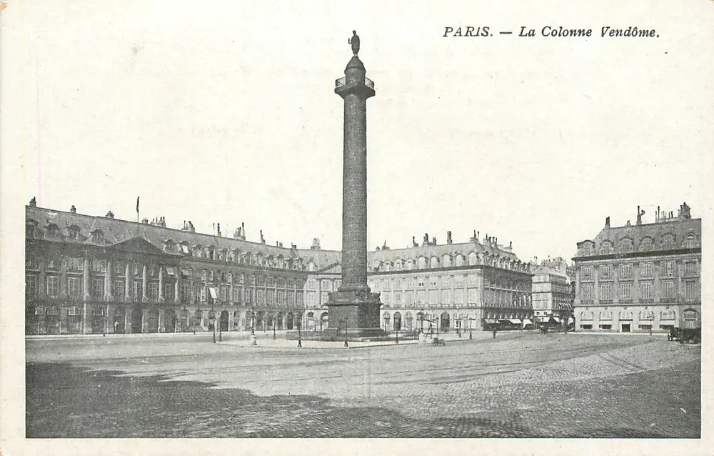 Paris — A Coluna Vendôme — Editor não identificado, número de série não visível - Frente