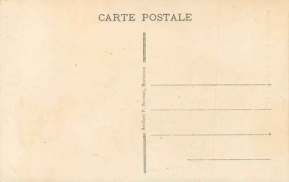Bordeaux — Igreja de São Miguel — Ateliers P. Barreau, Bordeaux - Verso