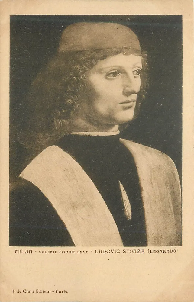 Ludovic Sporza (Leonardo) — retrato — J. de Cima Editora - Paris - Frente