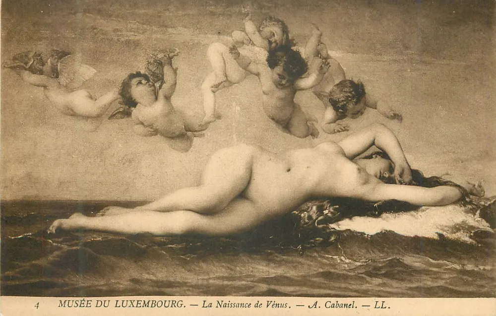 Museu do Luxemburgo — Nascimento de Vênus — A. Cabanel — LL. - Frente