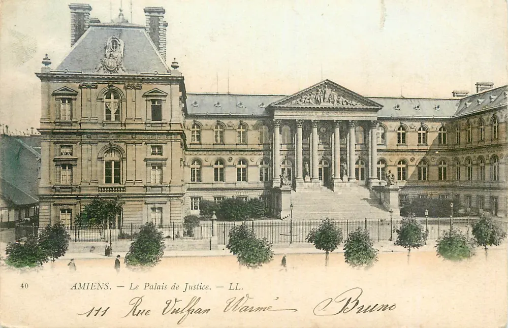 Amiens — Le Palais de Justice — éditeur LL. n°40 - Voorkant