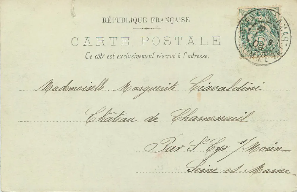 Amiens — Le Palais de Justice — éditeur LL. n°40 - Achterkant
