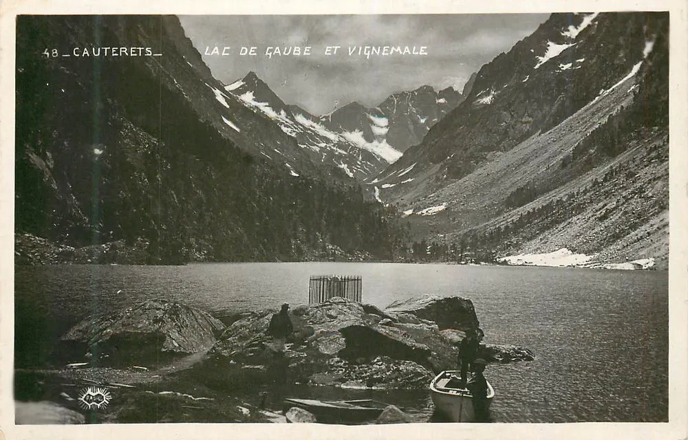 Lago de Gaube e Vignemale — Cauterets — Éditions Limoges, n°48 - Frente