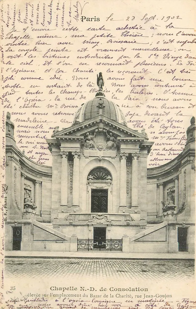 Chapel of N.-D. de Consolation — publ. G. F. Paris, no. 35 - Front