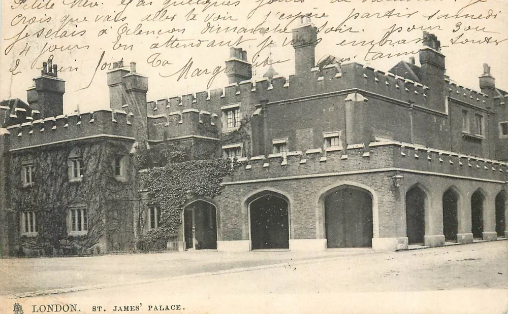 Londres. St. James' Palace — éditeur Raphael Tuck & Sons, série 'Town and City' 2001 - Frente