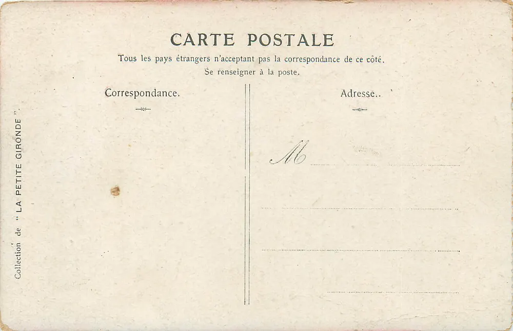 Castelo de Château-Chinon — pôr do sol — G. Fraipont - Verso