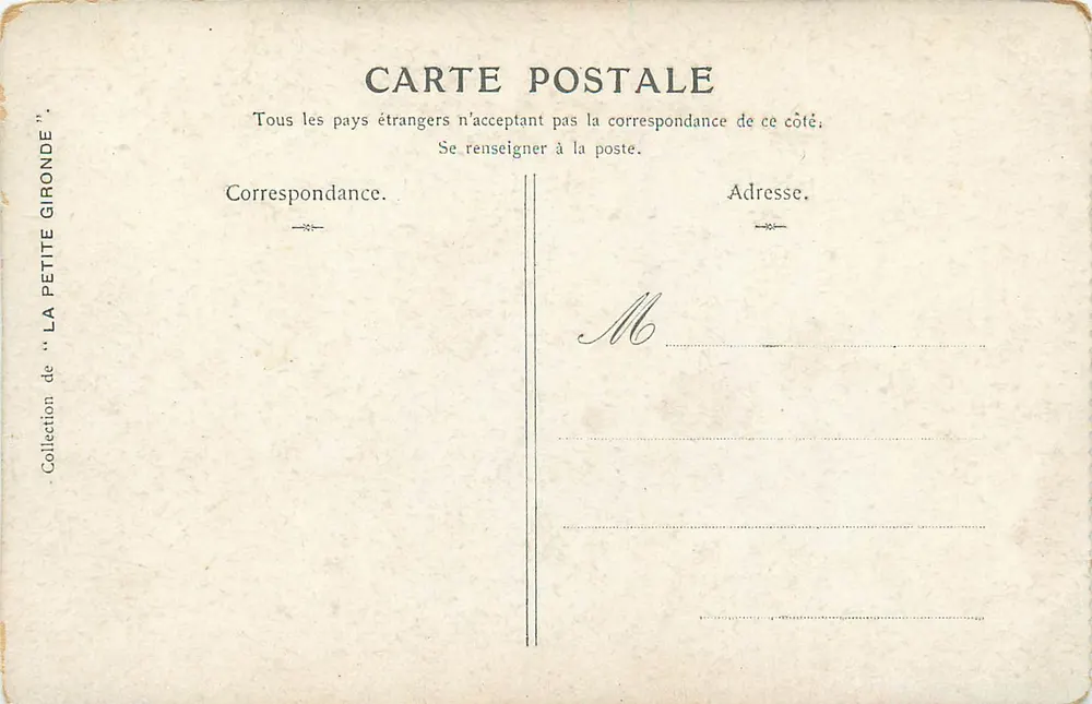 Château de Valençay — vue du château avec carrosse — éditeur 'LA PETITE GIRONDE' - Verso