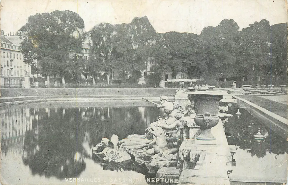 Versailles — Bassin de Neptune — editor não identificado - Frente