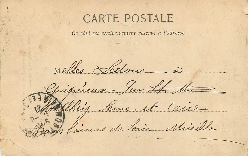 Palais des Invalides — Intérieur du tombeau de Napoléon Ier — éditeur Tombeau, n° 102 - Verso