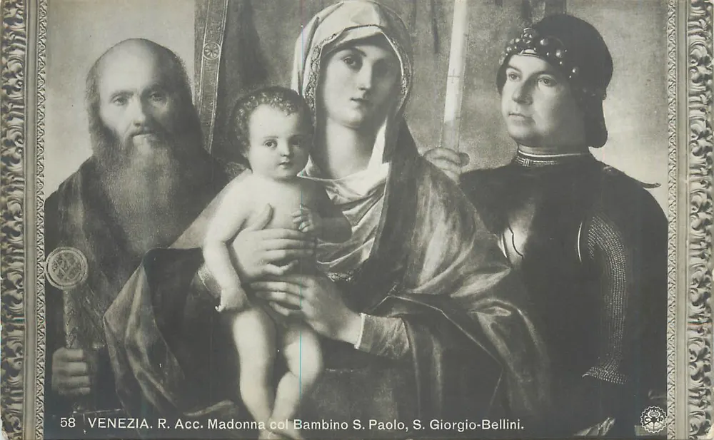 Madonna mit dem Kind, S. Paolo, S. Giorgio-Bellini — VENEZIA. R. Acc. — N° 58 - Vorderseite