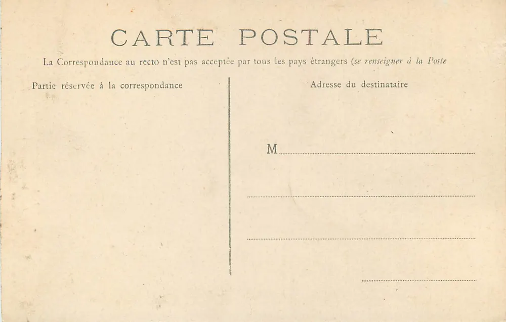 Chaumont — Innenansicht der Kapelle des Lycée — A. Pourtoy, Verlag - Rückseite