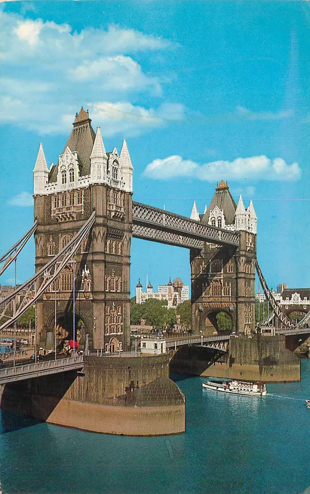 Ponte Tower — Londres — Copphoto Greetings U.S.A. n°1362 - Frente