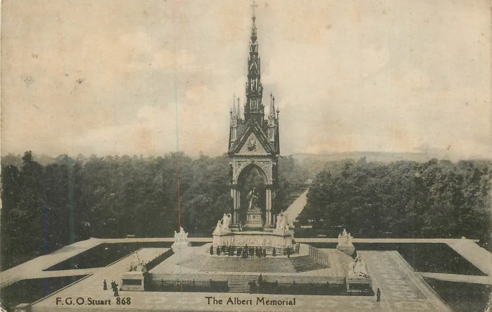 Memorial do Albert — Londres — F.G.O. Stuart 868 - Frente
