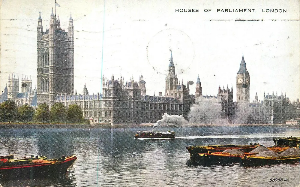Houses of Parliament, London — Valentine's Postcard, n°36998 - Vorderseite