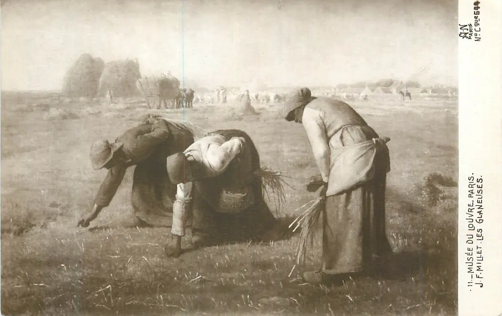 Le Glaneuses — J.-F. Millet — Musée du Louvre, Paris - Anverso