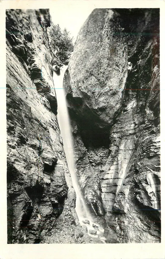 Allevard-les-Bains — Wasserfall des Buisson oder der fallenden Stein — Verlag Albert Feugier - Vorderseite