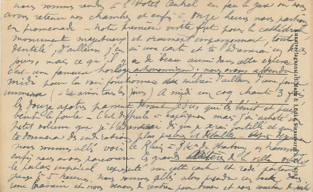 Strasbourg i. Els. – Kaiserpalast — editor: L'Université Gansal & L'Inde Strasbourg - Verso