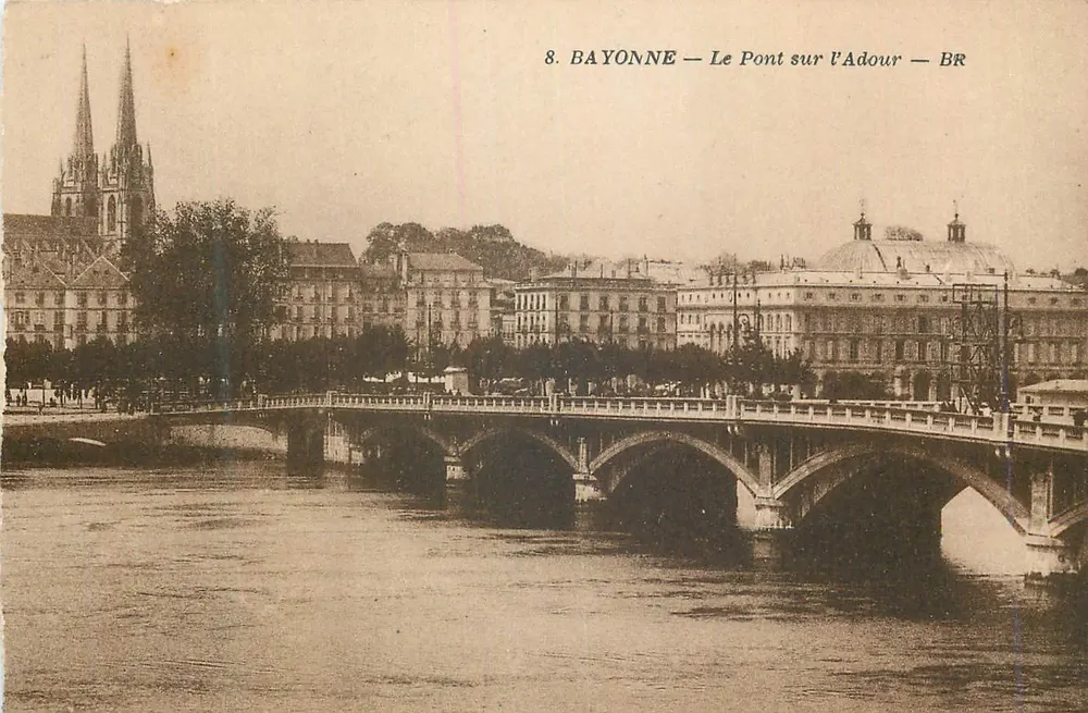 Bayonne — El Puente sobre el Adour — BR - Anverso