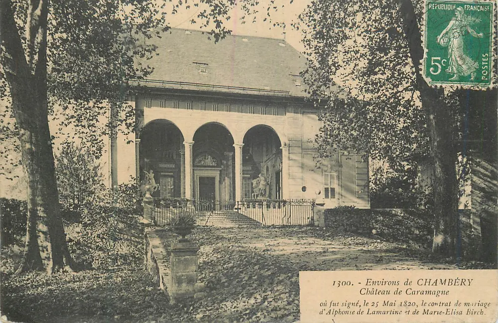 Castelo de Caramagne — Arredores de Chambéry — L. Reynaldo, n°1300 - Frente