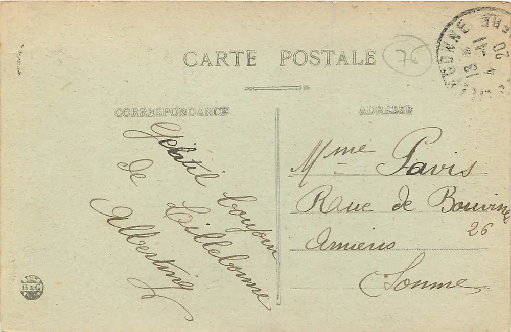 Tancarville (Seine-Inf.) — Ansicht von den Ruinen der Kapelle — Verlag Chilou, n° 7032 - Rückseite