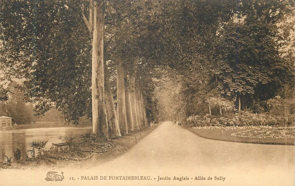 Schloss Fontainebleau — Englischer Garten — Allee von Sully — Nr. 11 - Vorderseite