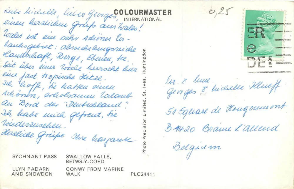 नॉर्दर्न वेल्स — विविध दृश्य — COLOURMASTER INTERNATIONAL PLC24411 - पीछे
