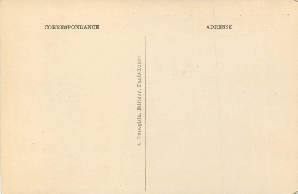 PARIS — Monument (genannt nach François Ier) — Cours la Reine — A. P. — n° 519 - Rückseite