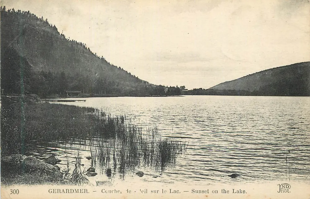 GERARDMER — Camada do olho sobre o Lago — Sunset on the Lake — JND Fot. n°300 - Frente